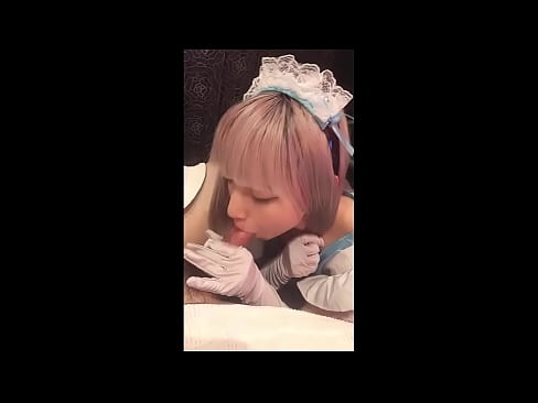 ❤️ Japonski idol [mayuka], kostum francoske služkinje, 1. del, fafanje in onaniranje z losjonom ❤ Porno pri nas ❌️❤